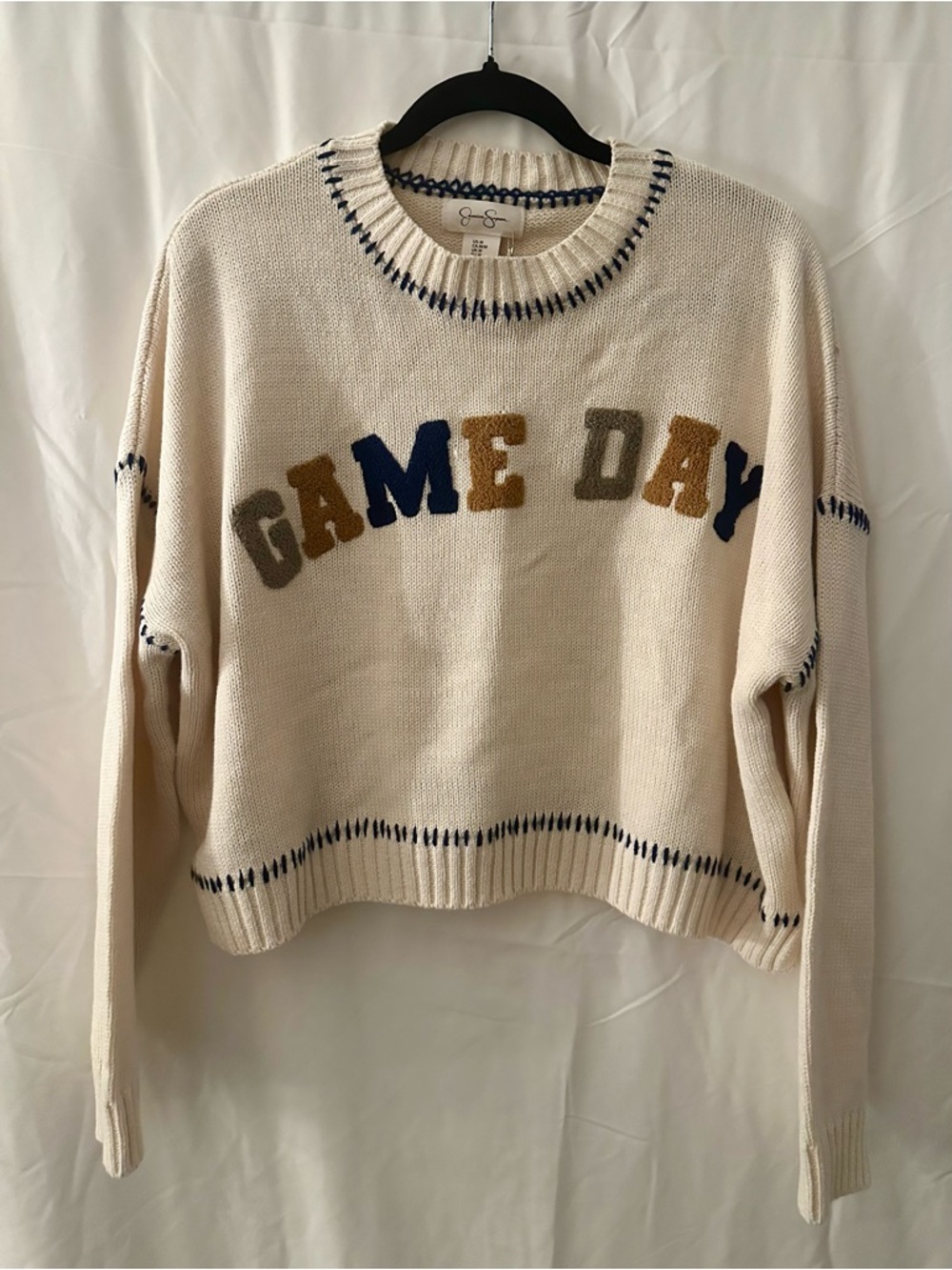 NWT Jessica Simpson - Cropped Long Sleeve Sweater - Size M